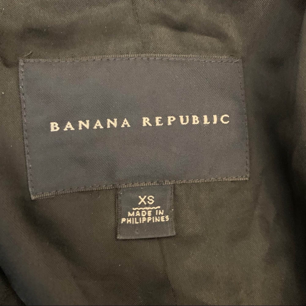 Banana Republic Black Circle Coat Extra Small - Picture 7 of 14